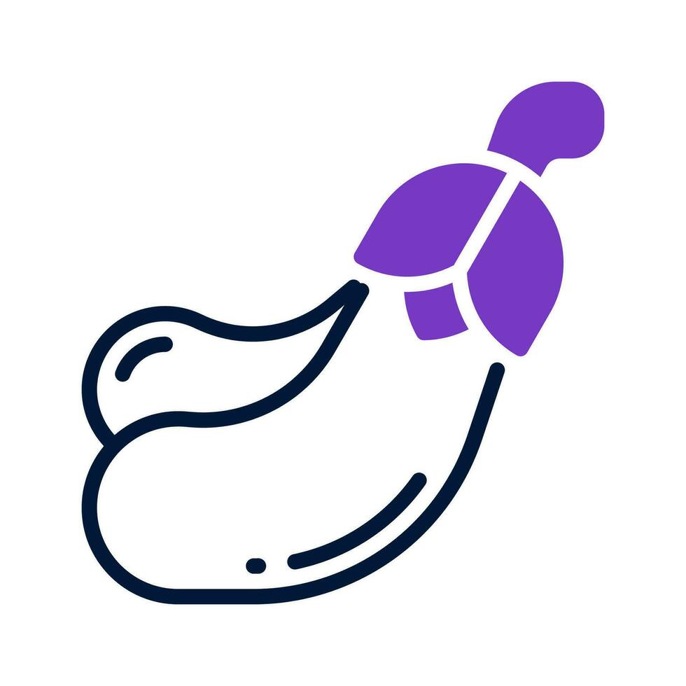 aubergine icoon voor uw website, mobiel, presentatie, en logo ontwerp. vector