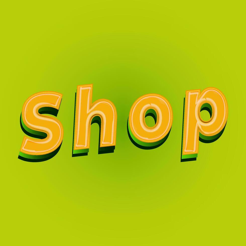 winkel, wat kan ik Doen tekst effect, woord 3d effect, vector, kleur vector