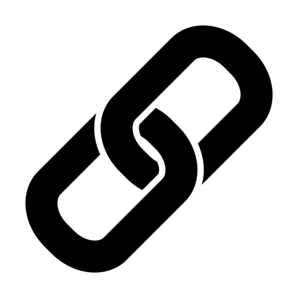 koppeling icoon. hyperlink keten symbool. vector illustratie Aan wit achtergrond.ontwerp voor websites en mobiel telefoon