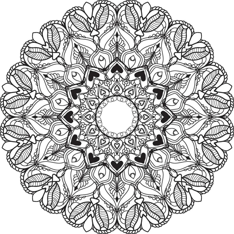 Arabisch mandala vrij downloaden vector