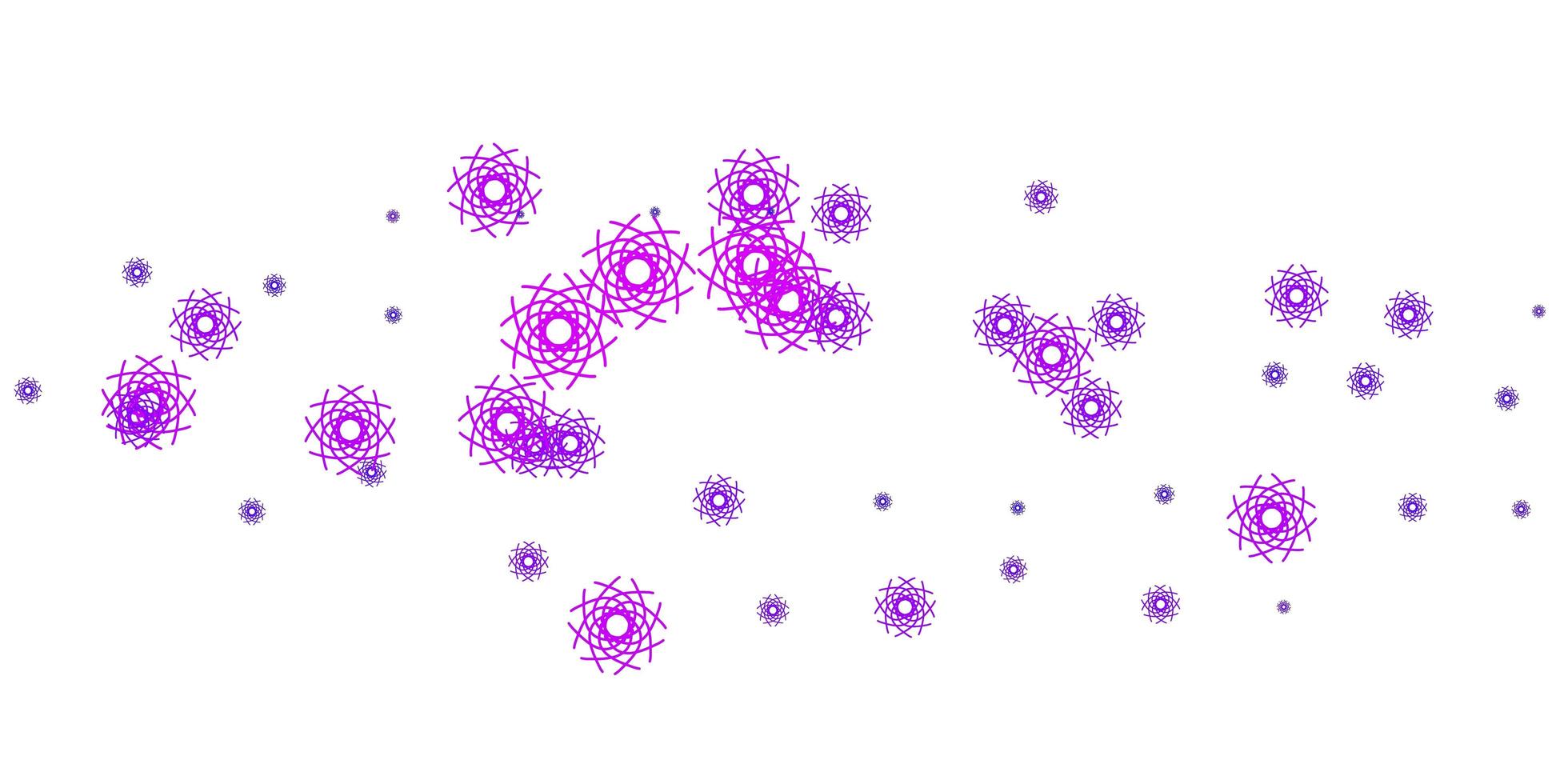 lichtpaarse roze vectorachtergrond met willekeurige vormen vector