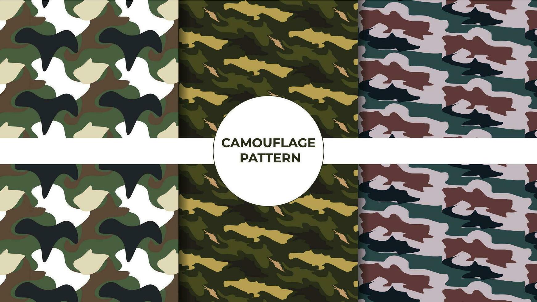camouflage patroon ontwerp vector sjabloon