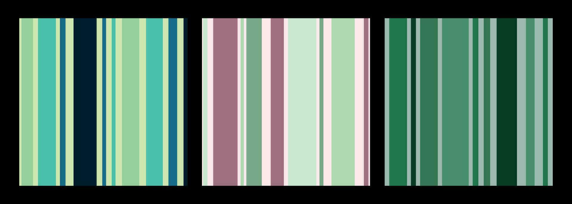 set. gestreept patroon in retro kleuren. vector illustratie