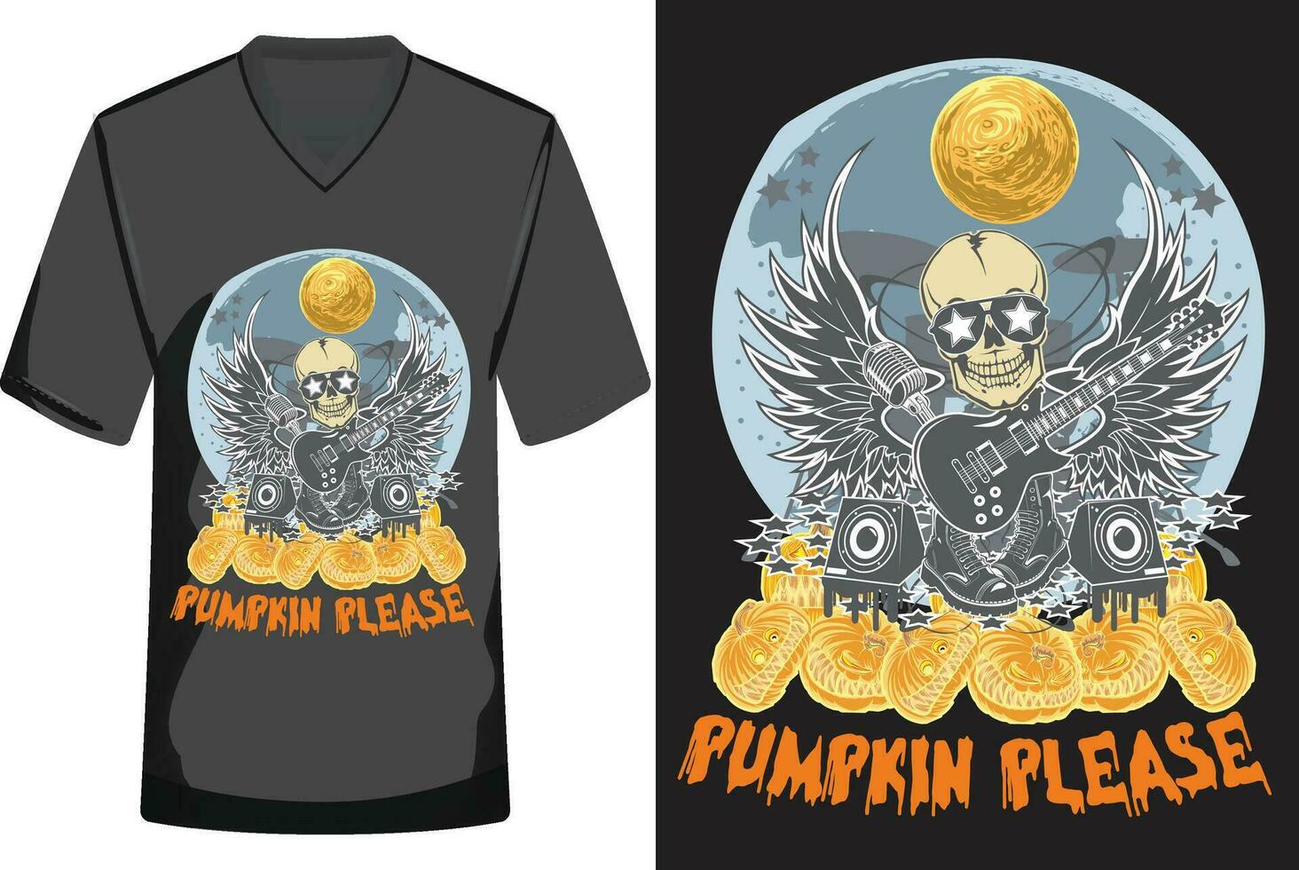 halloween illustratie t-shirt ontwerp vector