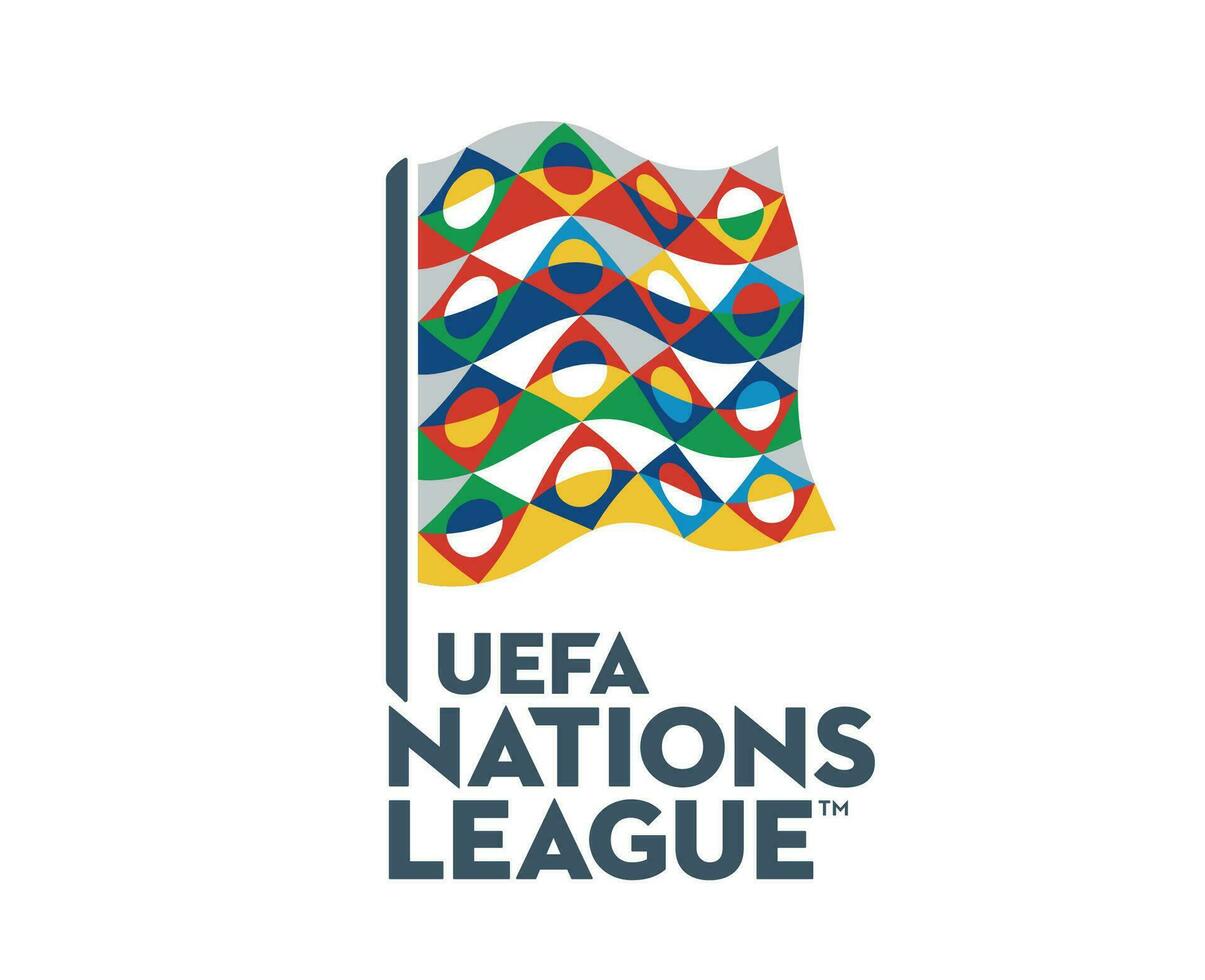 uefa landen liga logo met naam symbool abstract ontwerp vector illustratie