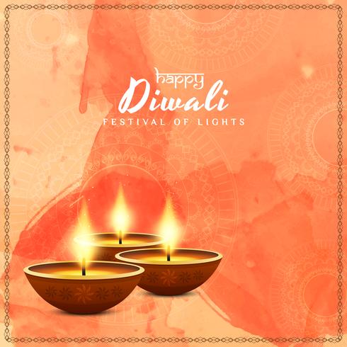 Abstracte Happy Diwali vector achtergrond