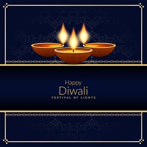 Abstracte gelukkige Diwali mooie religieuze achtergrond vector