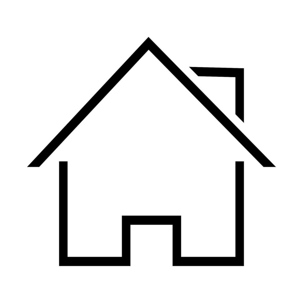 huis icoon logo symbool vector illustratie