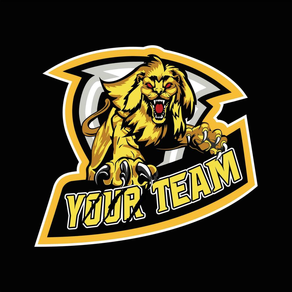 creëren een leeuw logo met een wild dier thema voor een gaming en sport- gemeenschap vector
