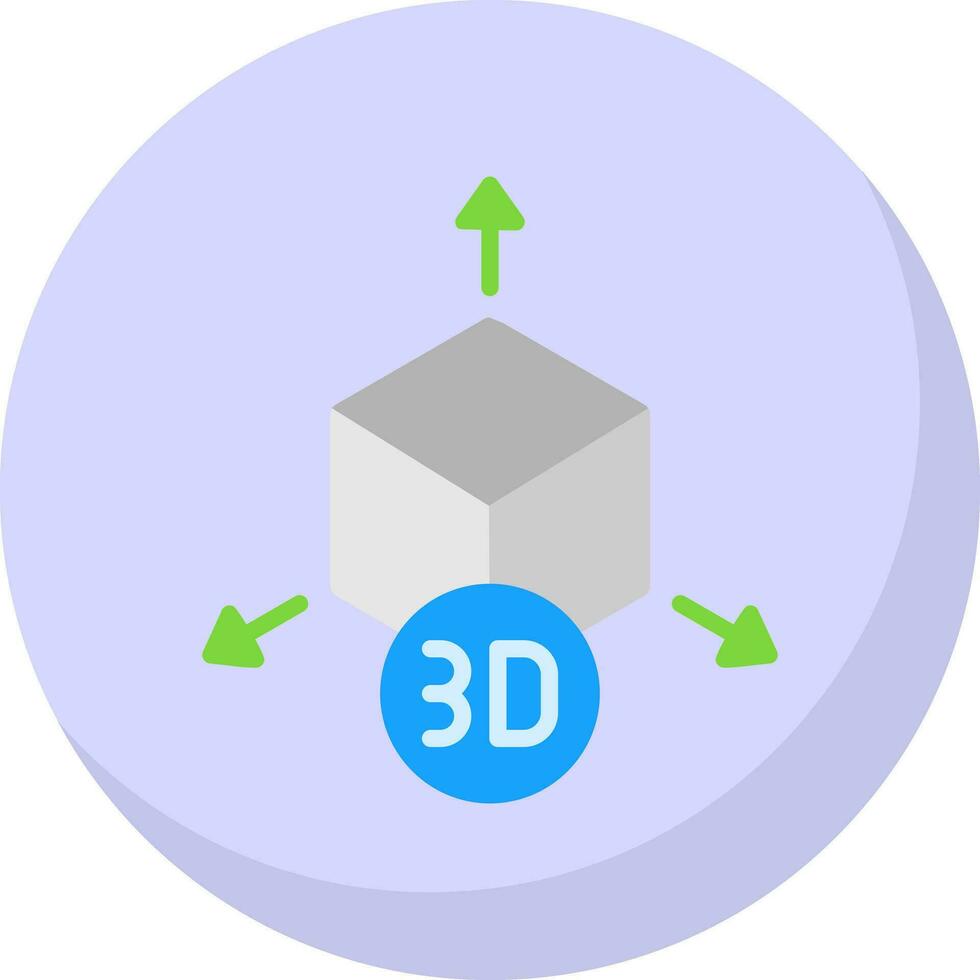 3d model- vector icoon ontwerp