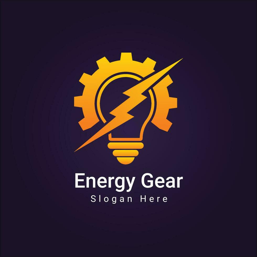 creatief energie uitrusting logo ontwerp vector sjabloon voor uitrusting bedrijf.