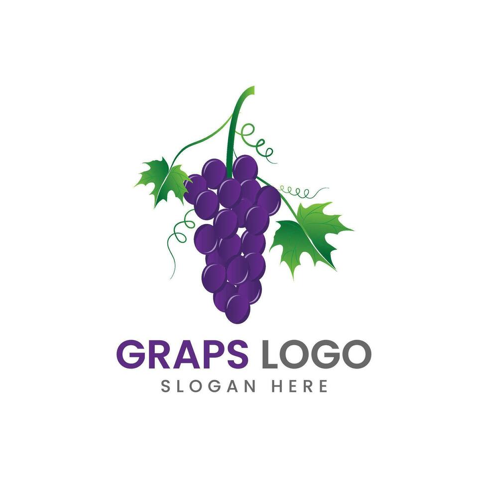 grappen logo ontwerp sjabloon vector illustratie