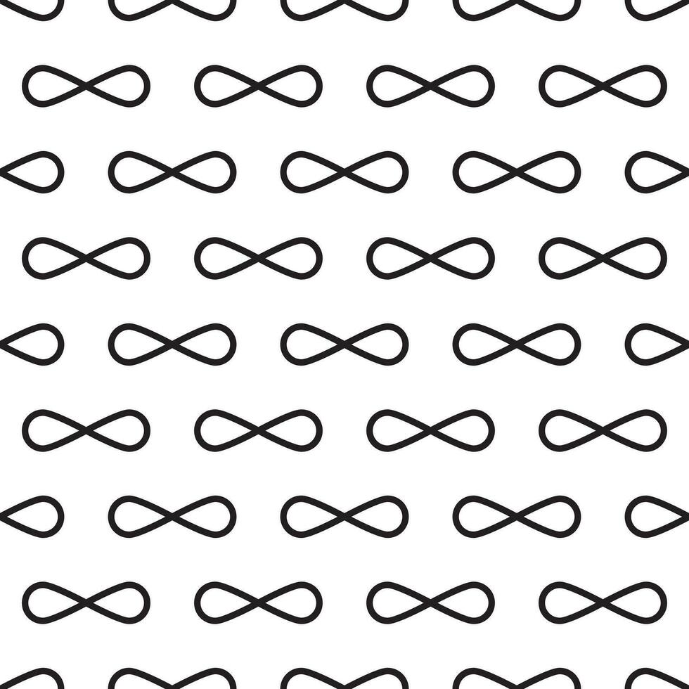naadloos patroon met oneindigheid symbool. vector