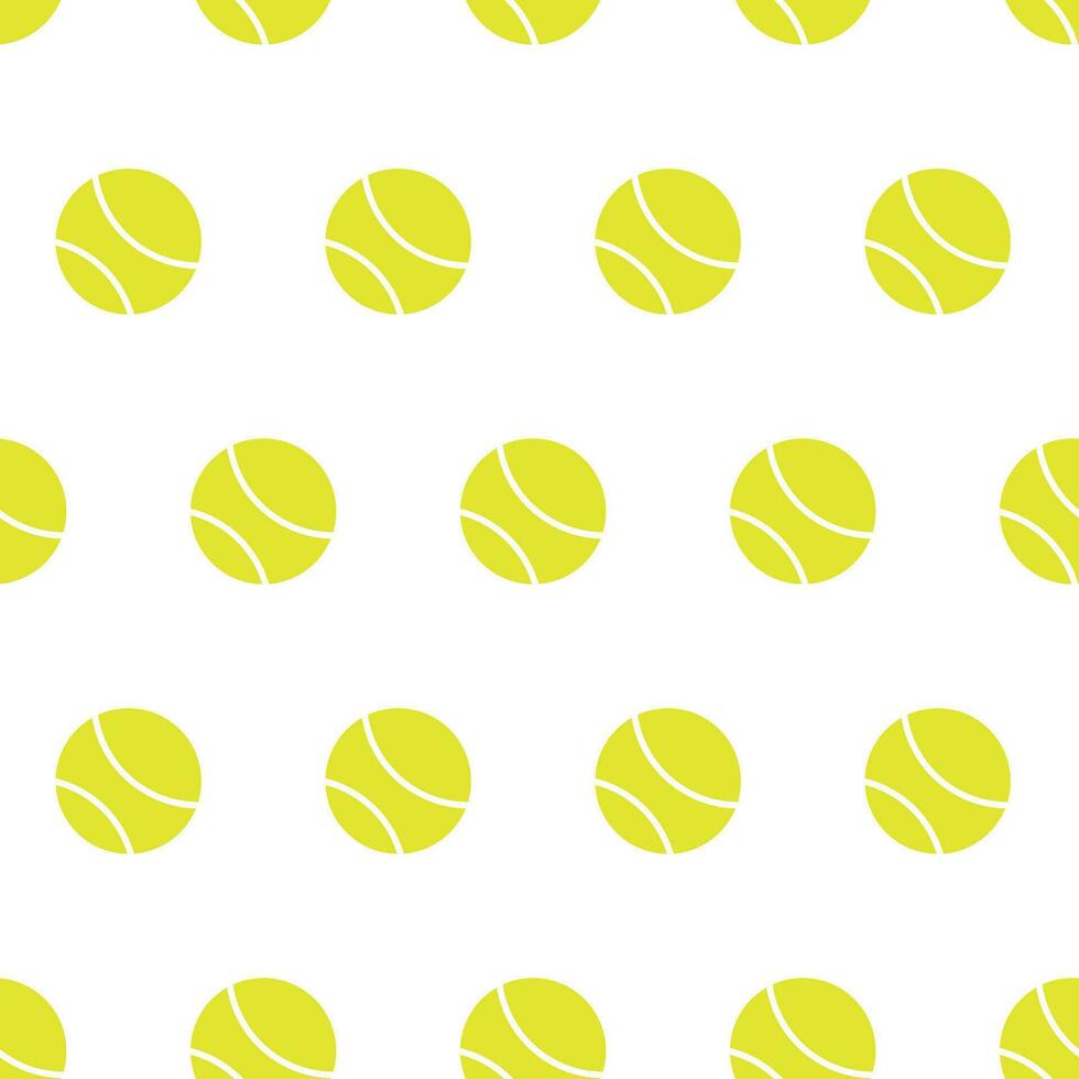 tennis ballen, naadloos patroon, vector. vector