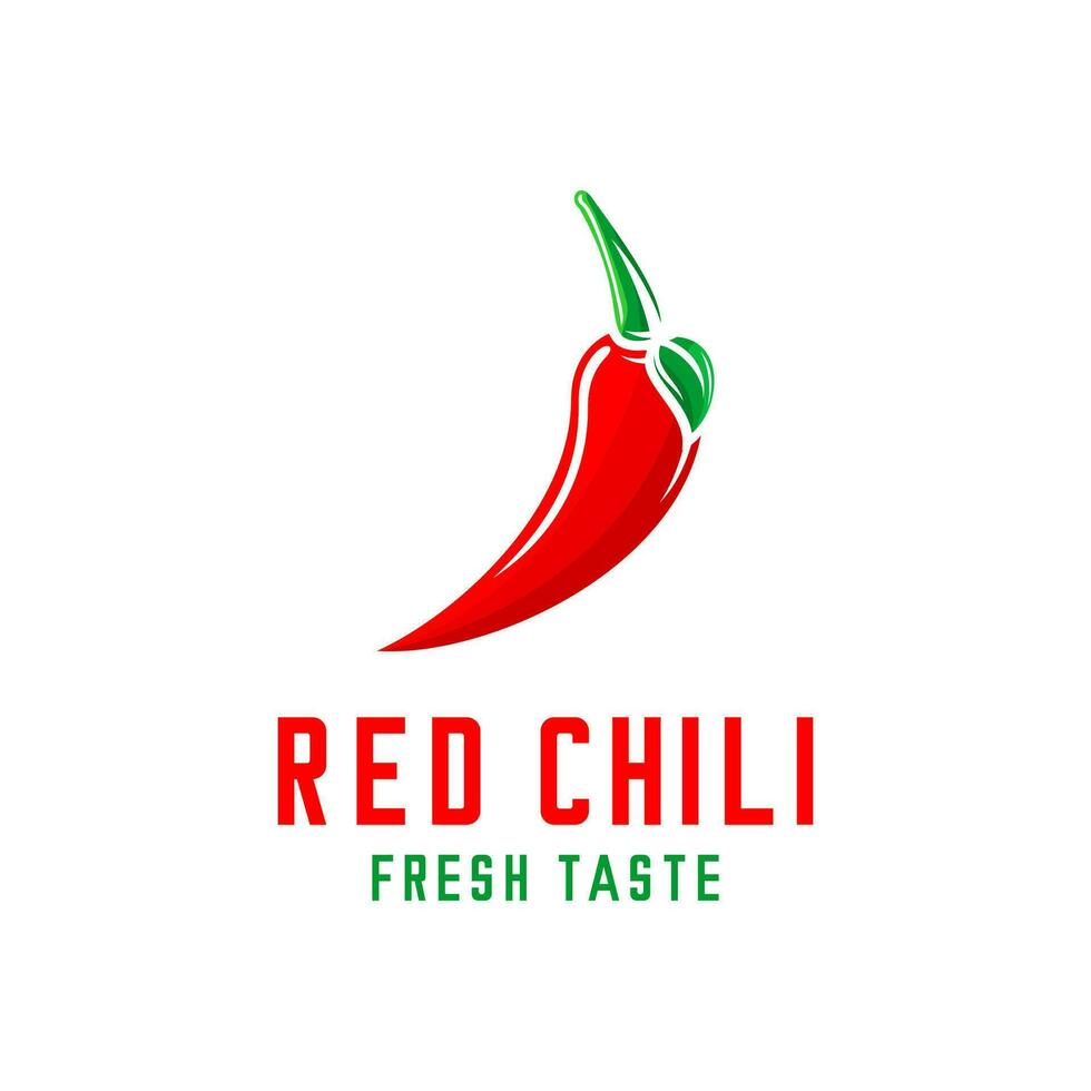 vector illustratie van rood Chili, heet Chili vector