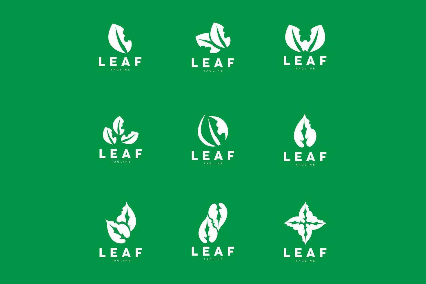 groen blad logo, ecologie natuurlijk fabriek vector, natuur ontwerp, illustratie sjabloon icoon vector