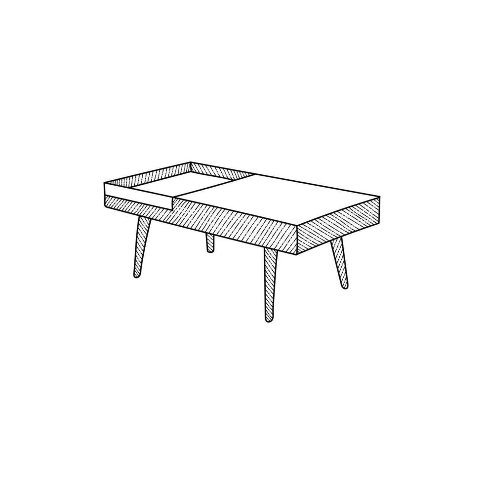 tafel icoon meubilair ontwerp, logo ontwerp, symbool en icoon sjabloon van tafel en huis interieur vector