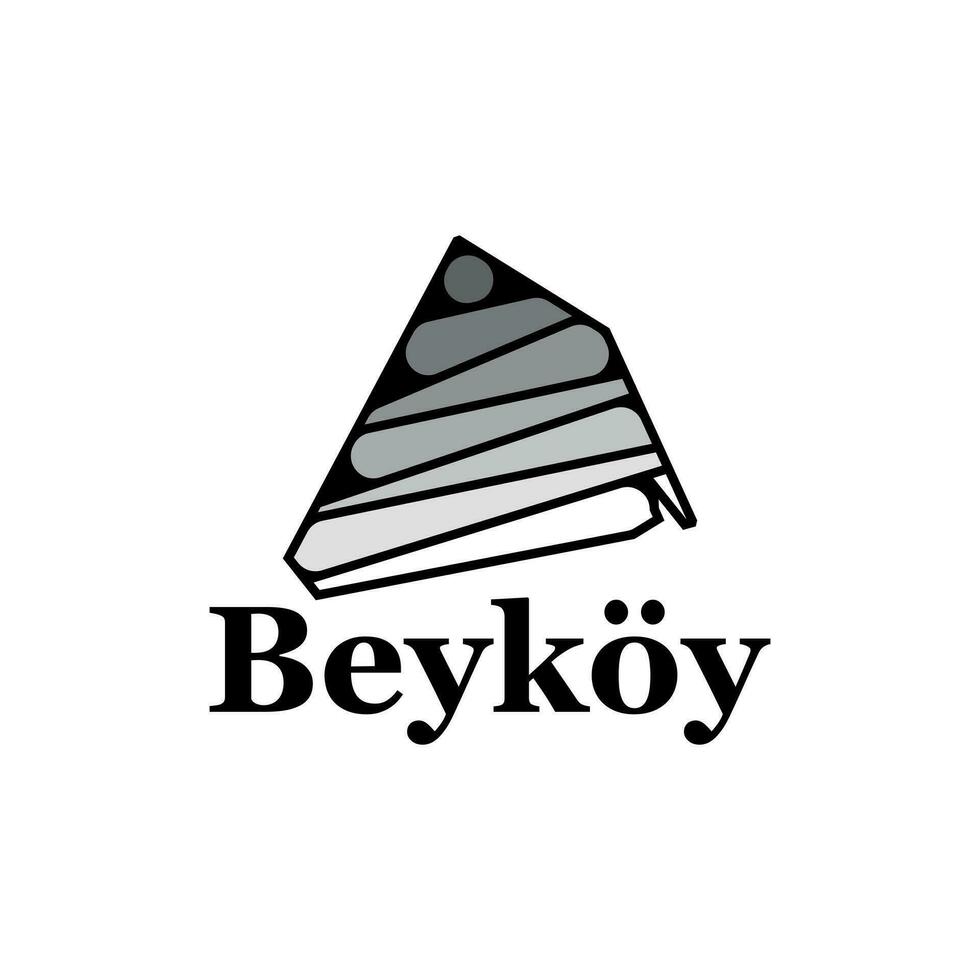 kaart van beykoy vector illustratie. de staat administratief onderverdeling van kalkoen, vector concept illustratie vlag ontwerp sjabloon