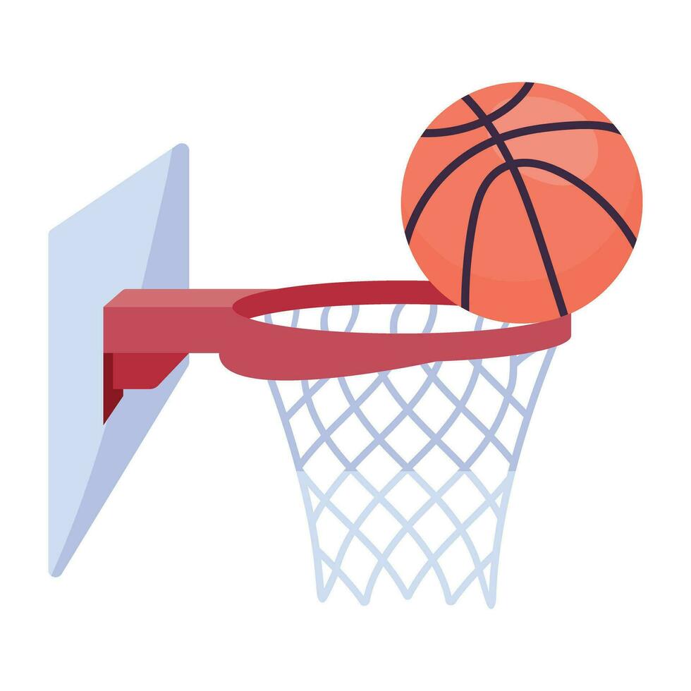 trendy basketbalring vector