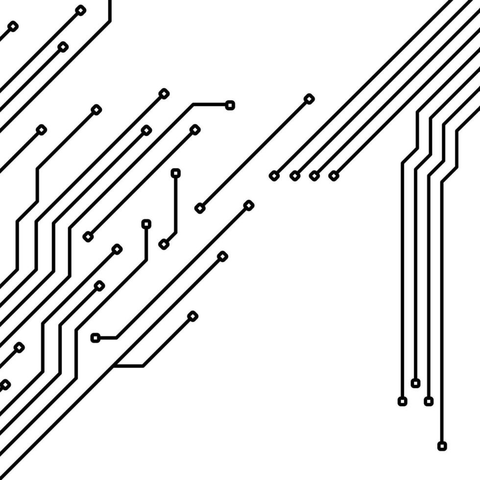 elektrisch stroomkring bord achtergrond. elektrisch stroomkring bord vector. digitaal elektrisch stroomkring verbinding systeem. micro-elektronica circuits. vector