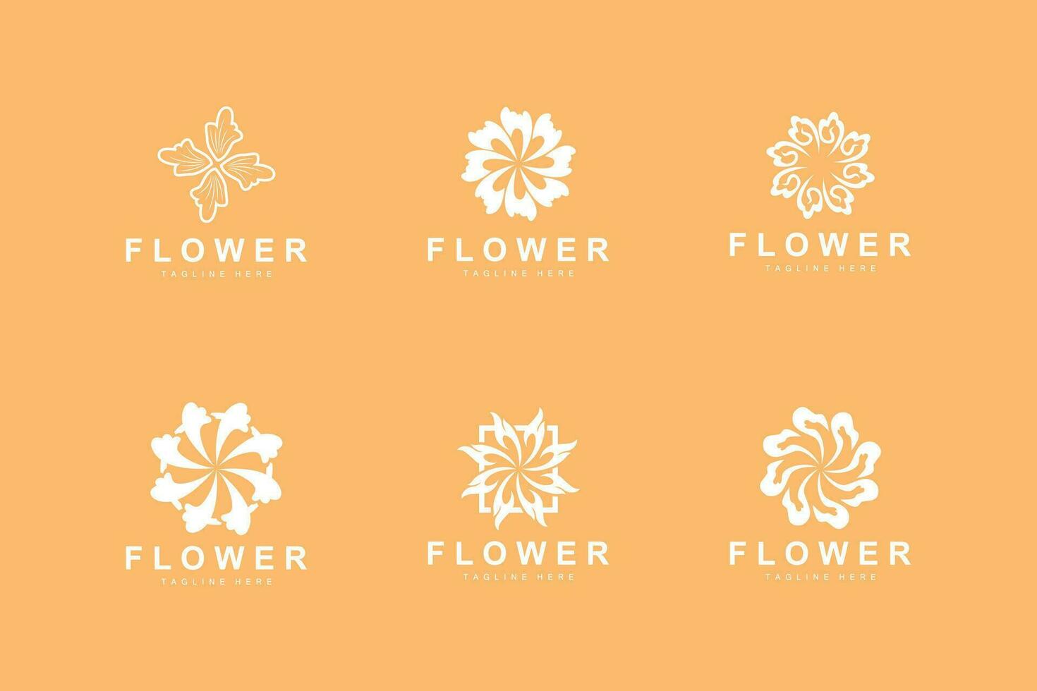 bloemen logo, bladeren en bloemen botanisch tuin vector, bloemen ontwerp van leven vector