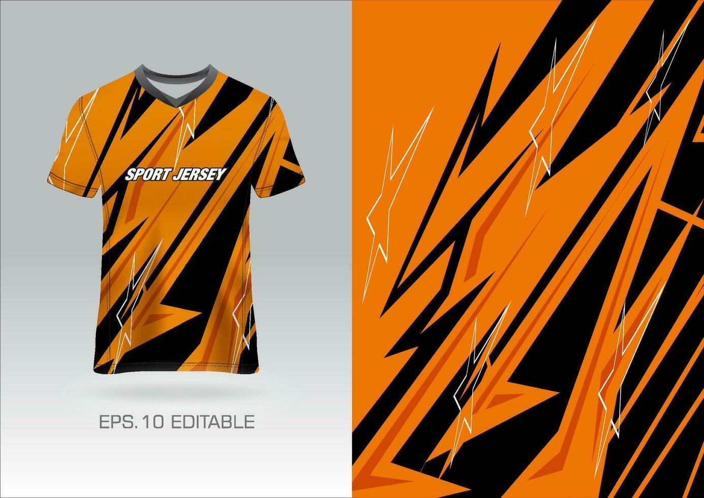 Jersey sport t-shirt vector sjabloon ontwerp