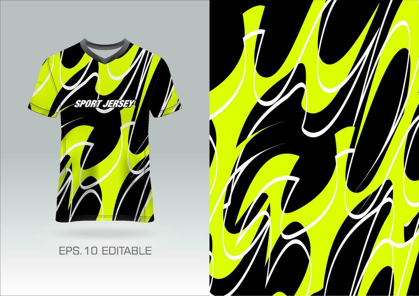 Jersey sport t-shirt vector sjabloon ontwerp