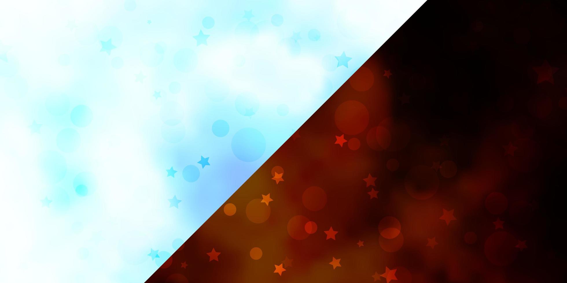 vector lay-out met cirkels sterren illustratie met set van kleurrijke abstracte bollen sterren sjabloon voor visitekaartjes websites