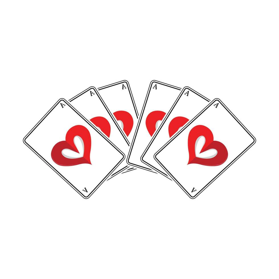 casino poker wijnoogst logo, vector diamanten, ace, harten en schoppen, poker club het gokken spel ontwerp