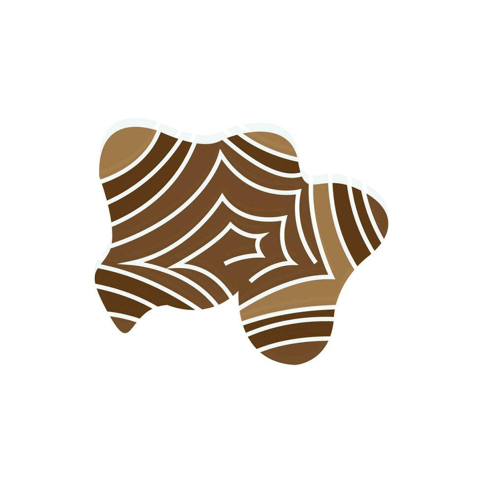 hout logo, hout lagen en natuurlijk vezels ontwerp, timmerman vector, hout gereedschap vector