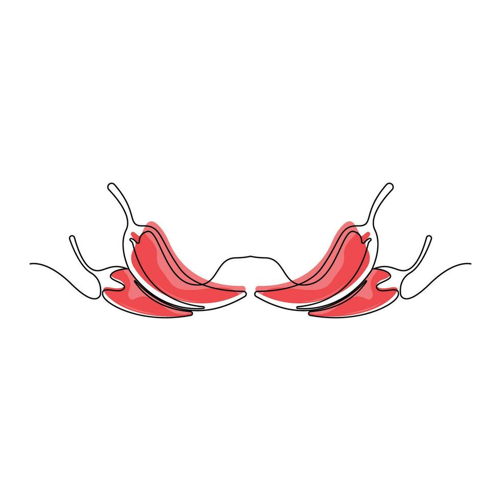 Chili logo, heet pittig Chili vector, boerderij tuin ontwerp, symbool sjabloon gemakkelijk illustratie vector