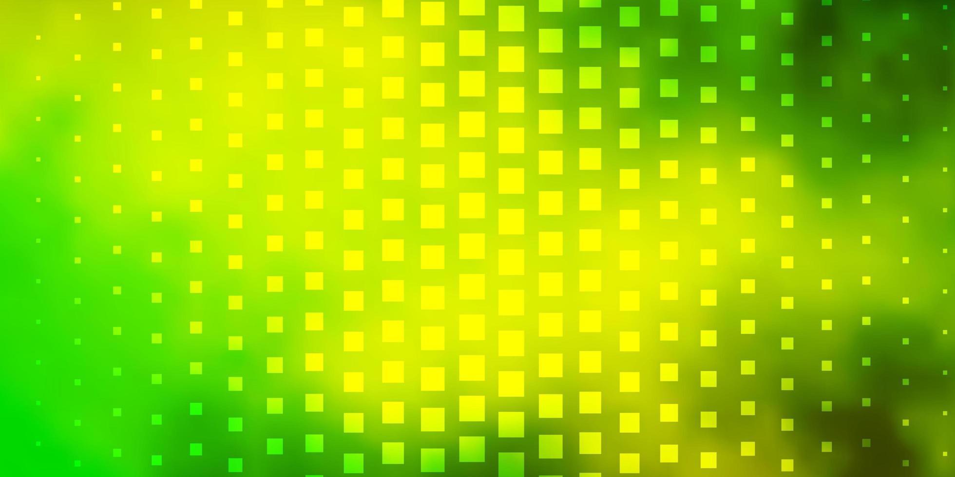 lichtgroen geel vectorsjabloon in rechthoekenillustratie met een reeks gradiëntrechthoekenpatroon voor bedrijfsboekjes folders leaflet vector
