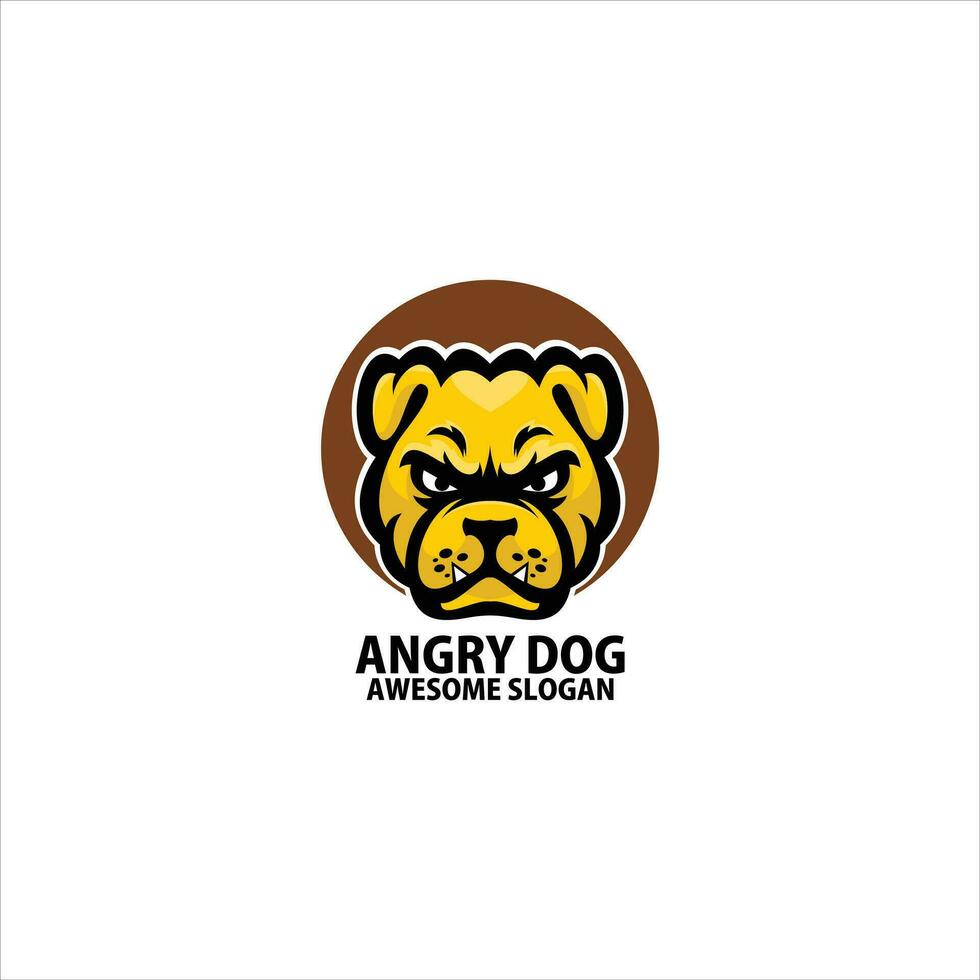 boos hond logo gaming esport ontwerp vector