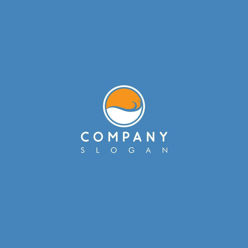 surfen Golf logo vector