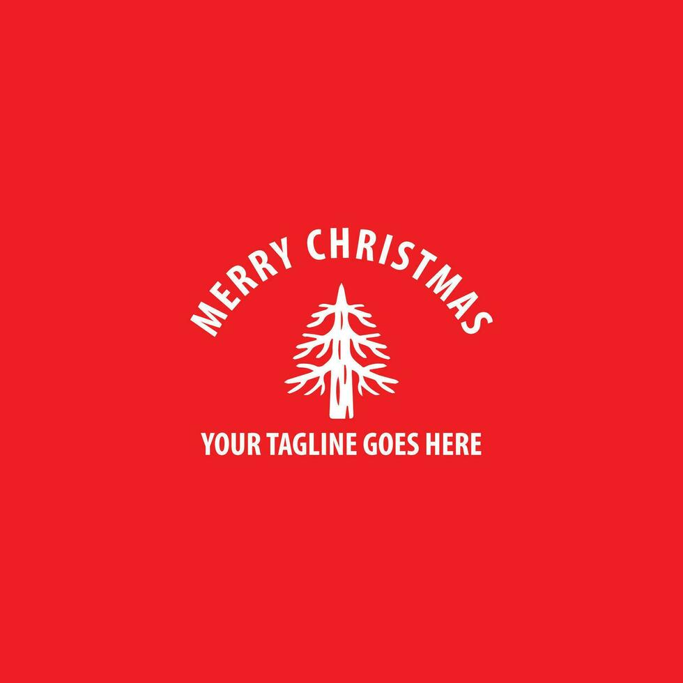 vrolijk Kerstmis logo vector