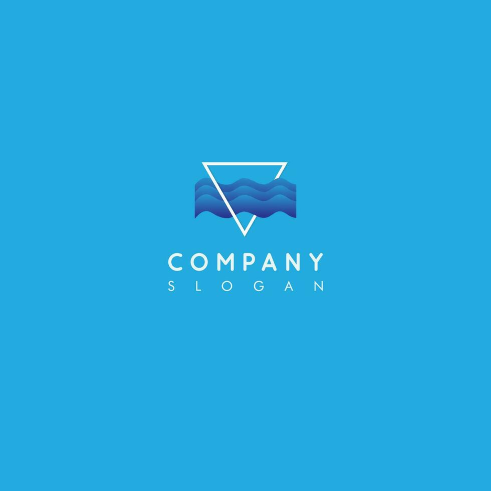 surfen Golf logo vector