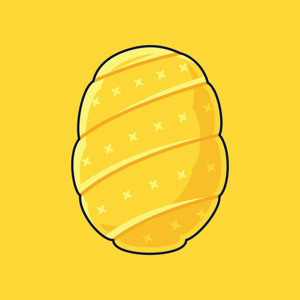 ananas fruit tekenfilm vector icoon illustratie. voedsel fruit icoon concept geïsoleerd premie vector. vlak tekenfilm stijl geschikt voor web landen bladzijde, banier, sticker, achtergrond