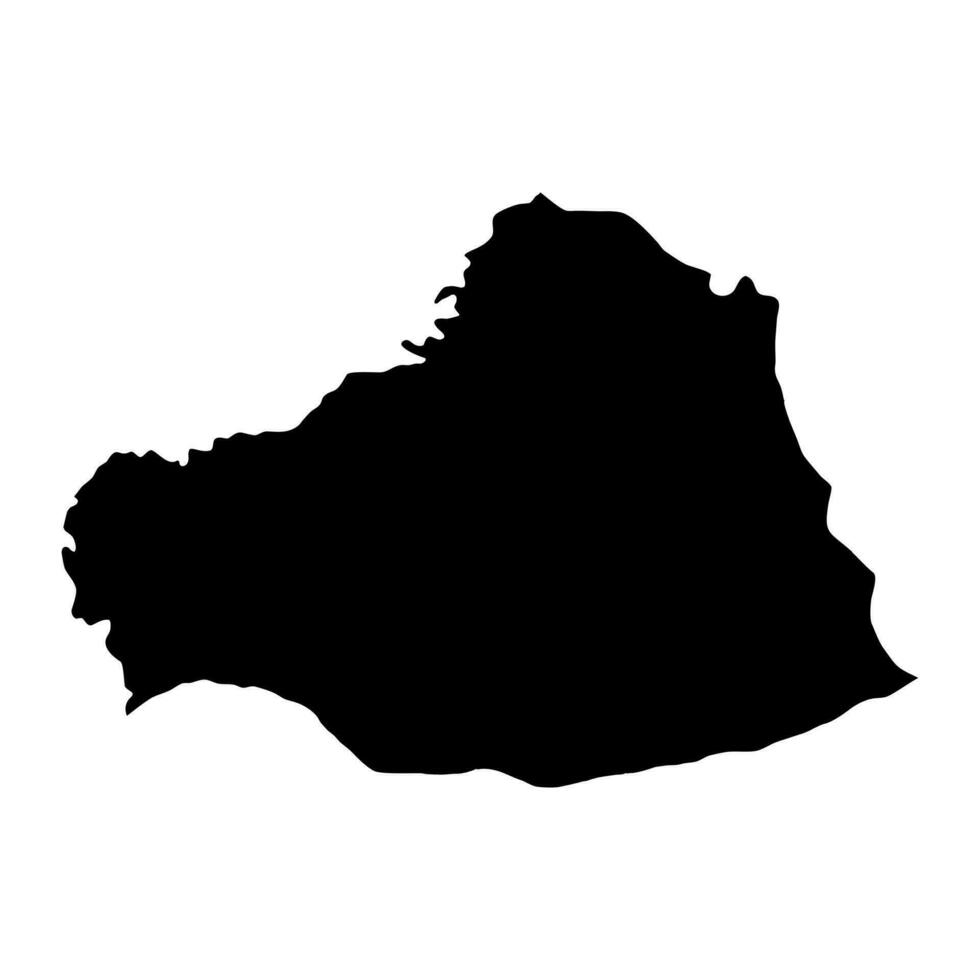 sanliurfa provincie kaart, administratief divisies van kalkoen. vector illustratie.