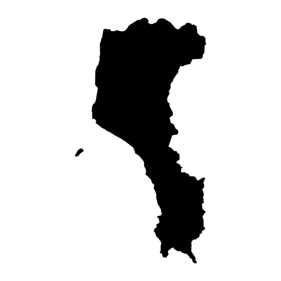 pingtung provincie kaart, provincie van de republiek van China, Taiwan. vector illustratie.