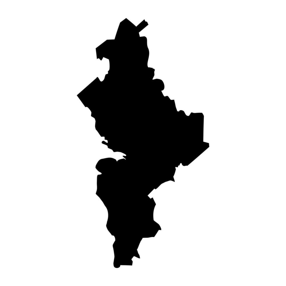 nuevo leon staat kaart, administratief divisie van de land van Mexico. vector illustratie.