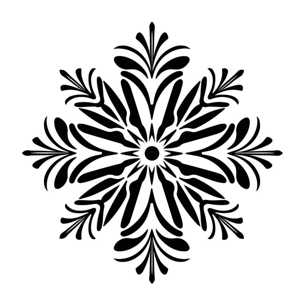 het beste Kerstmis sneeuwvlok vector