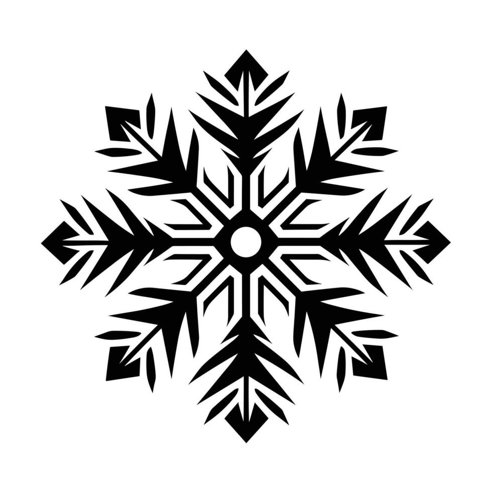 vrolijk Kerstmis sneeuwvlok vector