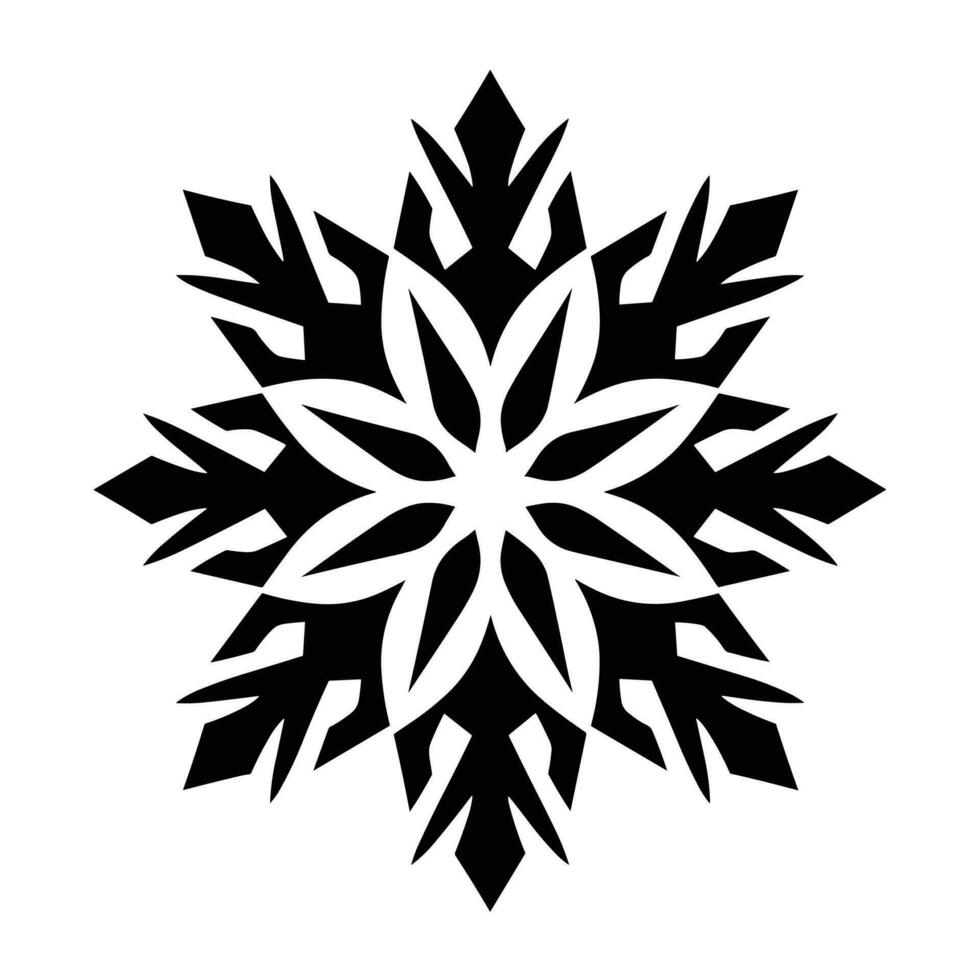 het beste Kerstmis sneeuwvlok vector