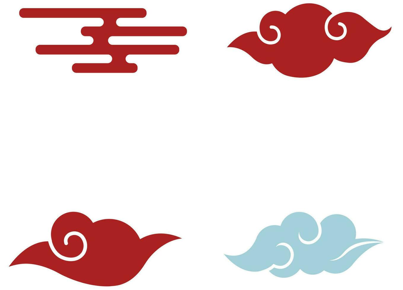 Japans wolk patroon vector. oosters decoratie met logo ontwerp, folder of presentatie in wijnoogst stijl. voor ontwerp decoratie illustratie.vector pro vector