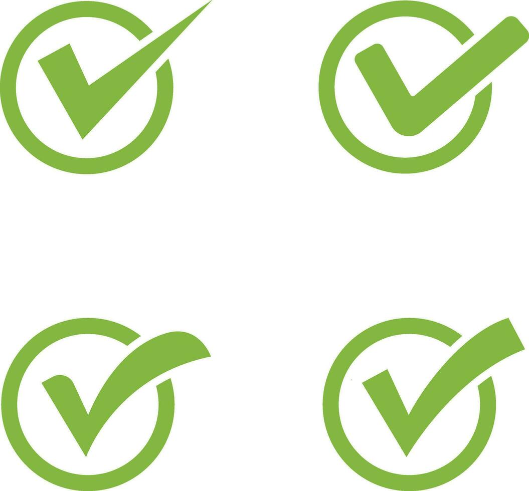 controleren doos icoon, juist, Check in groen icoon tekenen voor ontwerp decoratie illustratie.vector pro vector