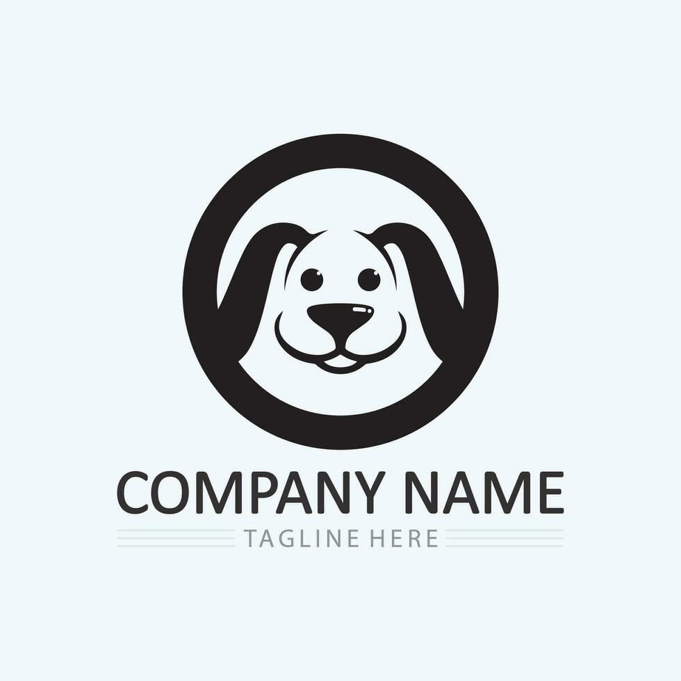 hond logo en icoon dier vector illustratie ontwerp grafisch