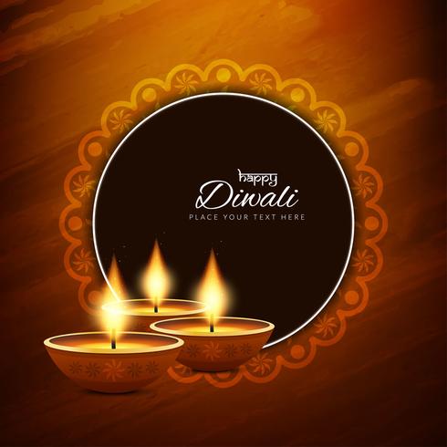 Abstracte godsdienstige Gelukkige Diwali-achtergrond vector