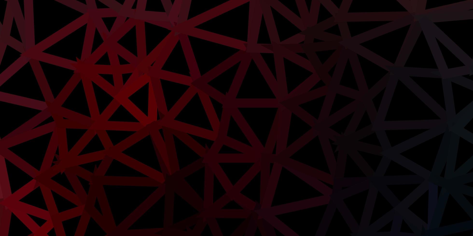 donkerblauw rood vector geometrisch veelhoekig behang