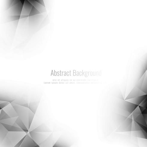 Abstracte elegante grijze geometrische achtergrond vector