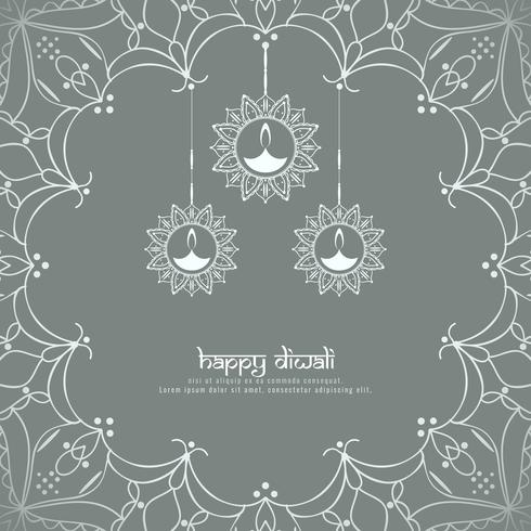 Abstracte Gelukkige Diwali-achtergrond; vector